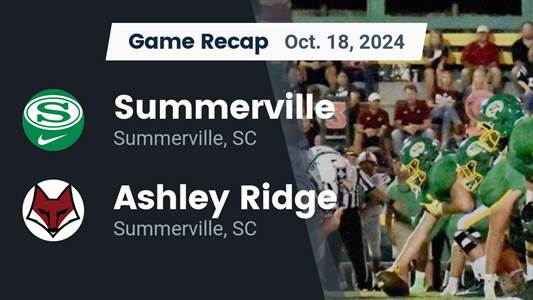 Football Recap: Ashley Ridge Falls Despite Strong Effort from Jayden Acosta