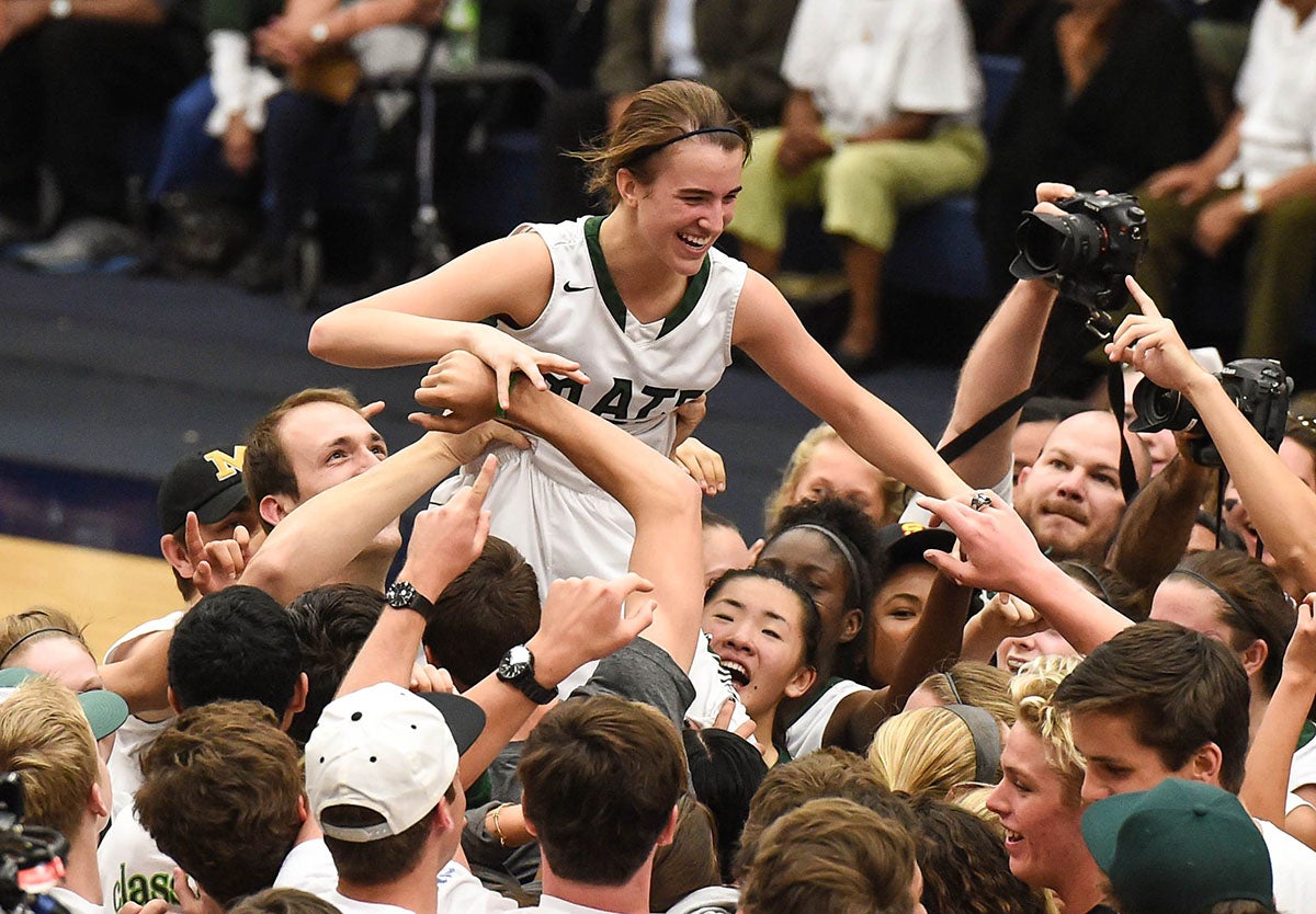 Sabrina Ionescu was a star at Miramonte (Orinda, Calif.) before going to Oregon and becoming the top selection in the 2020 WNBA Draft. Ionescu was named to her second All-Star Game this season and is one of 13 players in the history of the game to come from California. (Photo: Greg Jungferman)

