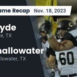 Football Game Recap: Shallowater Mustangs vs. Clyde Bulldogs