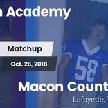 Football Game Recap: Livingston Academy vs. Macon County