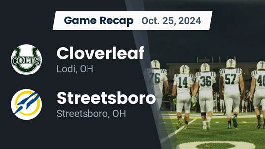 Football Recap: Streetsboro's Punishing Run Game Keeps Rolling