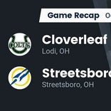 Football Recap: Streetsboro's Punishing Run Game Keeps Rolling