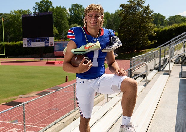 Sammy Brown has gained the most notoriety for his work on the football field but he has compiled an equally as impressive resume in wrestling and track and field. (Photo: Ed Turlington)