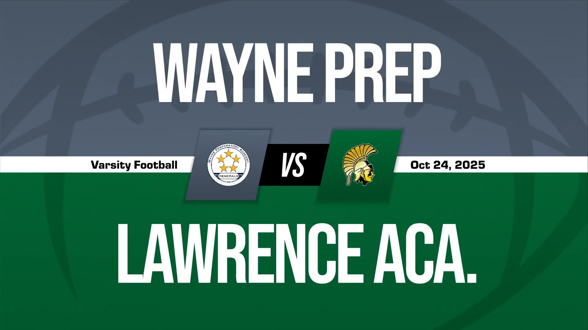 Football Game Preview: Wayne Preparatory Academy Generals vs. North Wake S Saints