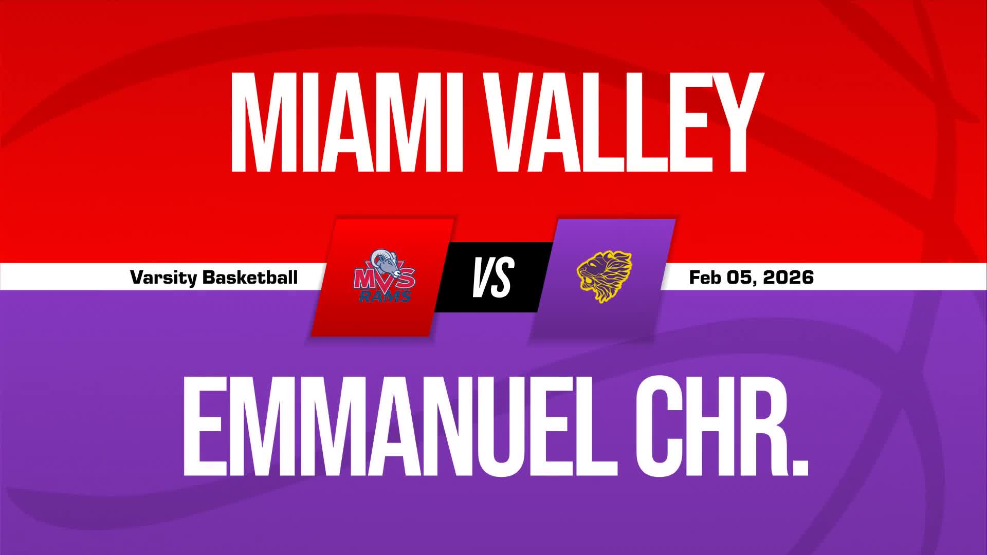 Basketball Recap: Emmanuel Christian Academy Finds Home Court Redemption Against Miami Valley