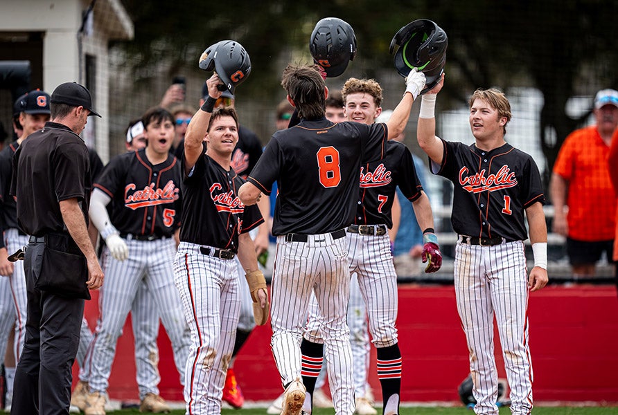 Perennial Louisiana powerhouse Catholic of Baton Rouge is off to a 7-0 start, including four wins by a combined score of 37-13. (PHOTO: Josh Ankeny)