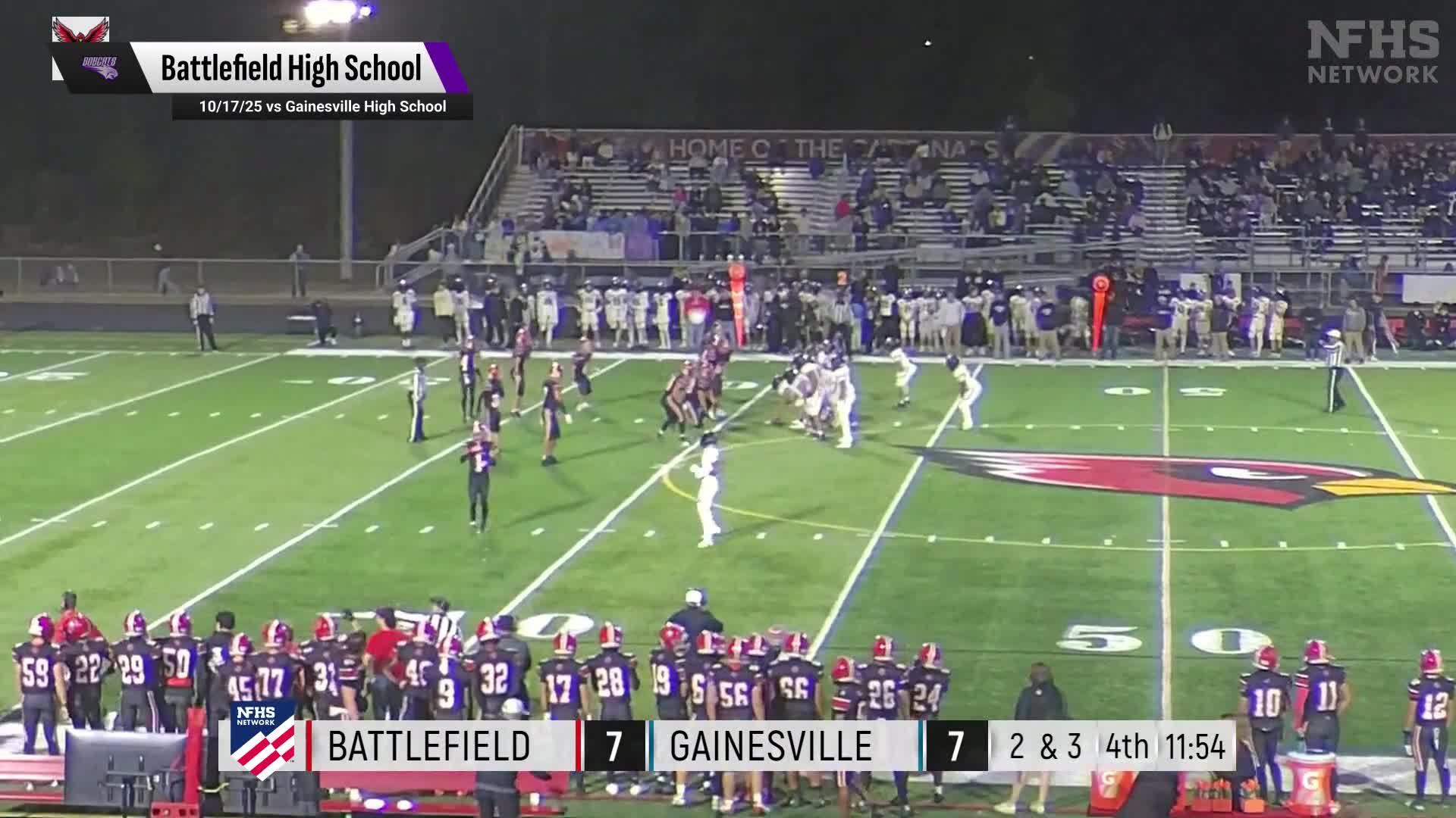 Football Recap: Battlefield Takes a Tough Playoff Loss + How To Watch