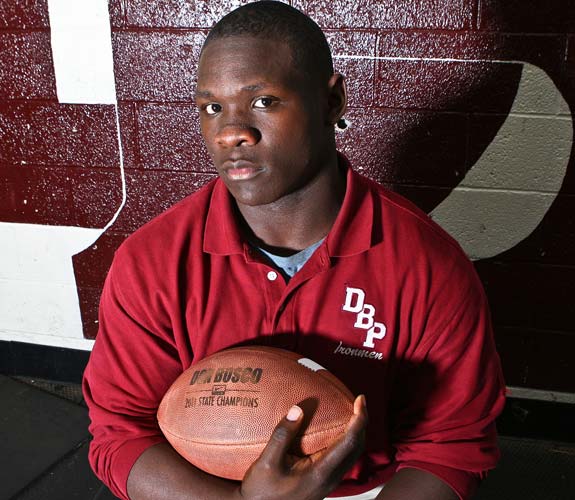 Rahzohnn Gross is another returning starter on the Don Bosco Prep defensive line.