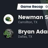 Football Game Recap: Adams Cougars vs. Newman Smith Trojans