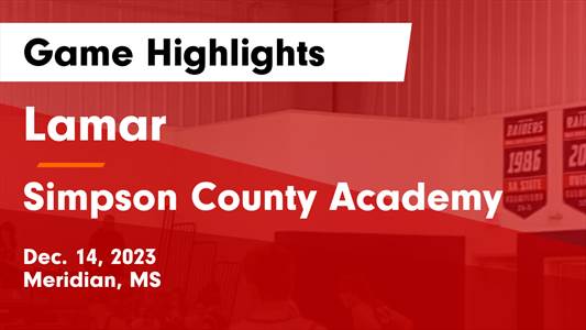 Lamar vs. Starkville Academy