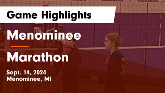 Volleyball Game Recap: Menominee Takes a Loss