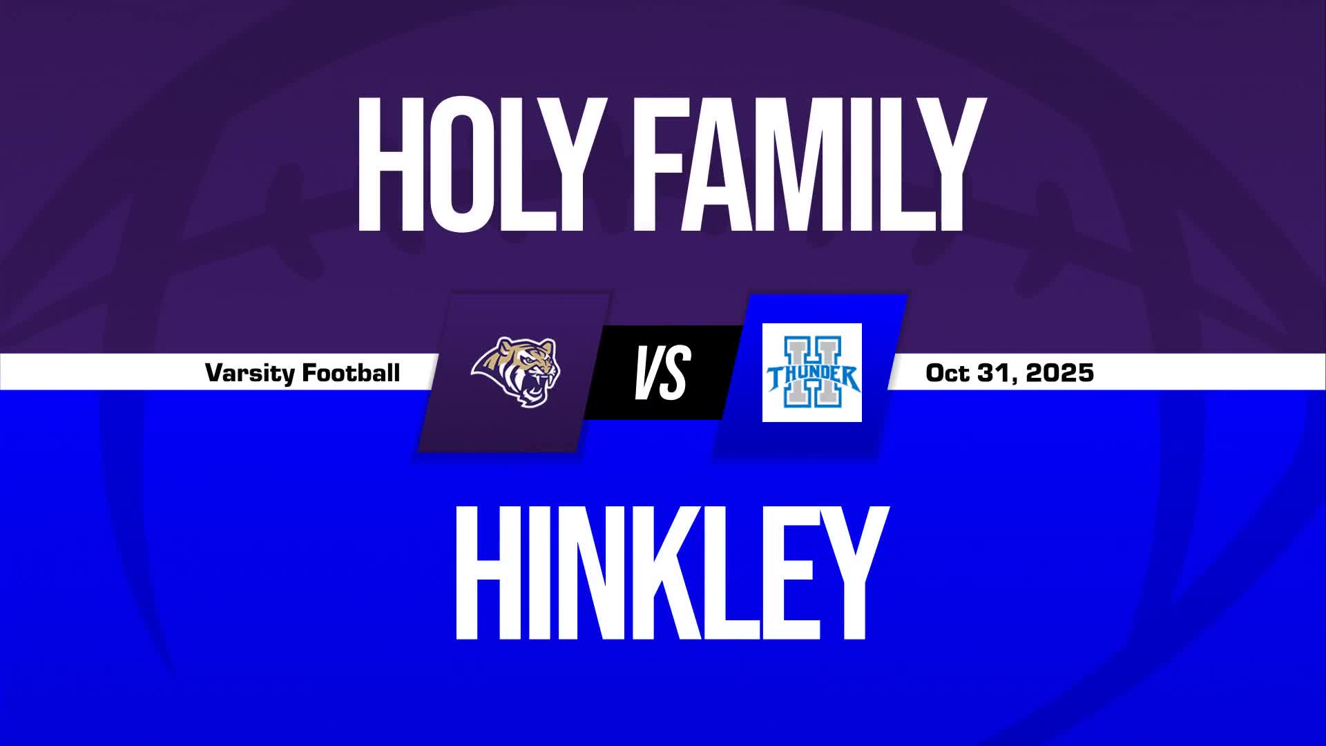 Football Recap: Holy Family Continues Home Dominance  on Thursday