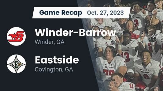 Winder-Barrow vs. Eastside