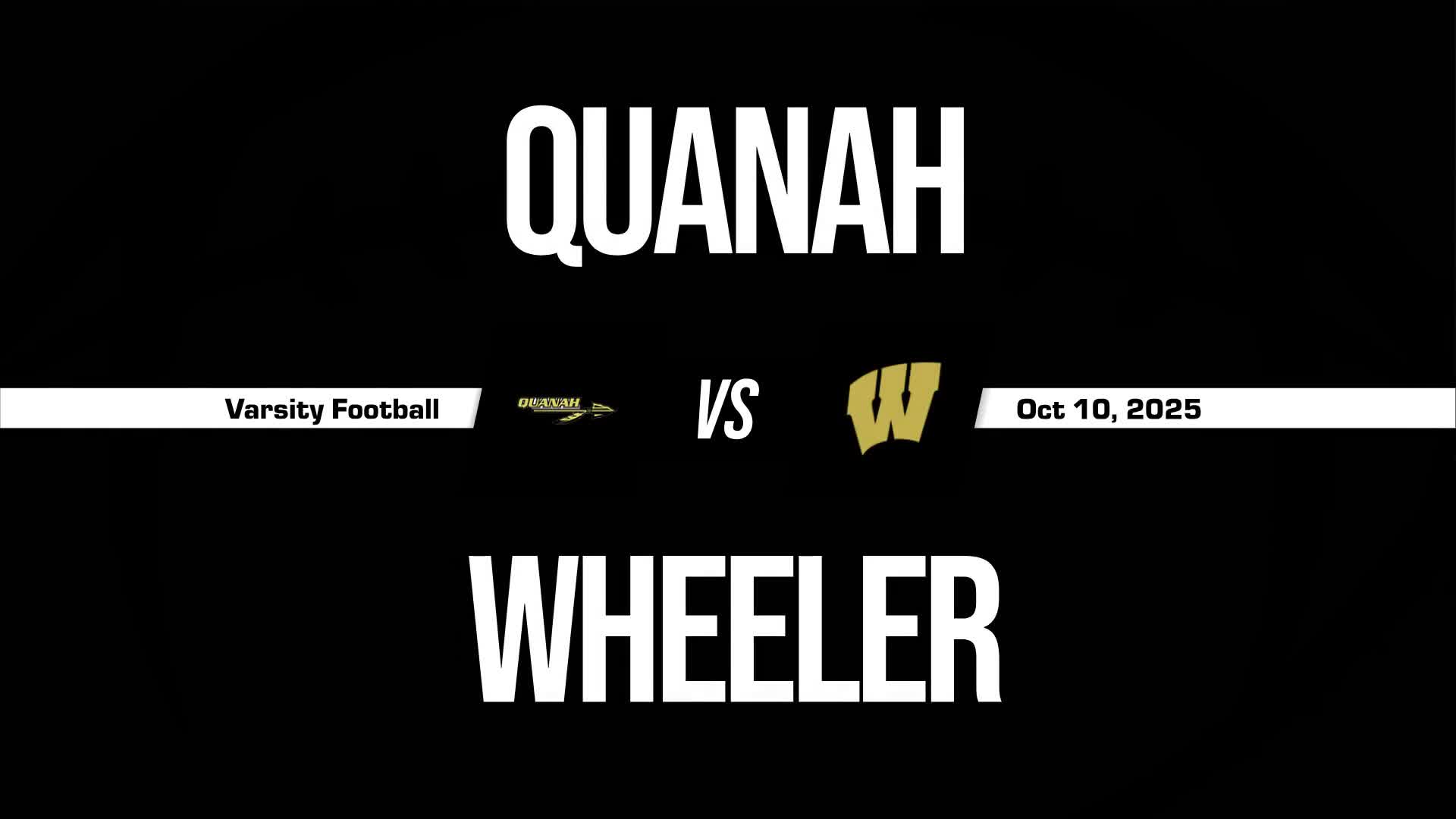 Football Recap: Quanah Takes a Loss