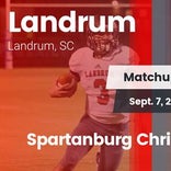Football Game Recap: Landrum vs. Spartanburg Christian Academy