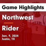 Rider falls despite big games from  Gavin Aday and  Caiden Reed