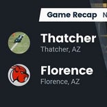 Football Game Recap: Florence Gophers vs. Thatcher Eagles