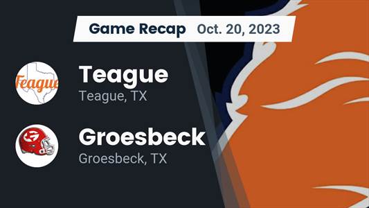 Football Game Recap: Teague Lions vs. Groesbeck Goats