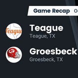 Football Game Recap: Teague Lions vs. Groesbeck Goats