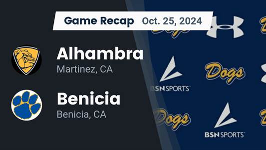 Football Recap: Benicia Finds Home Field Redemption Against Alha
