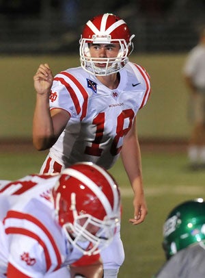 J.T. Daniels directs traffic