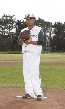 David Lait is a hard-throwing
right-handed pitcher.