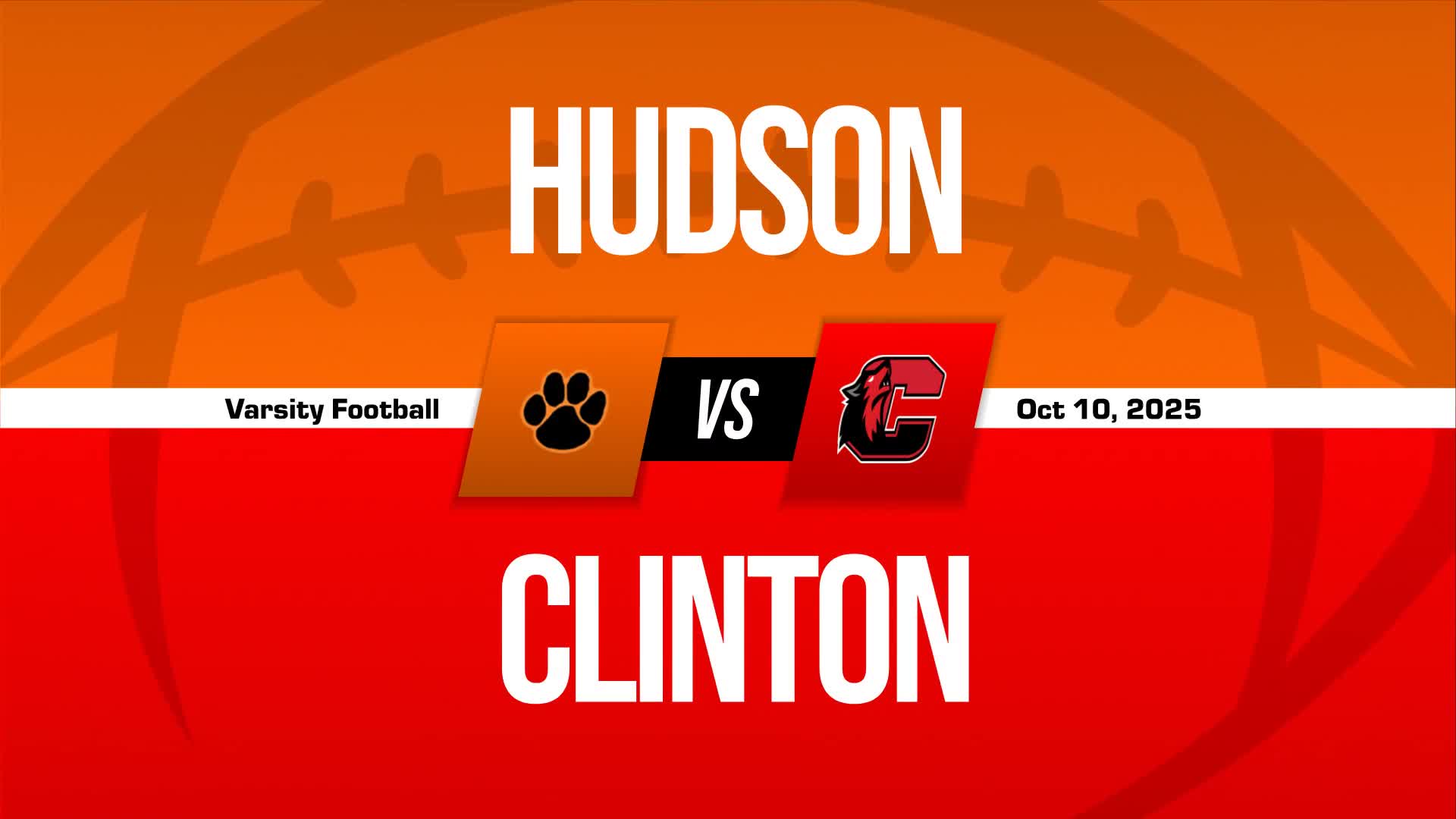 Football Game Preview: Clinton Redwolves vs. Ida Bluestreaks