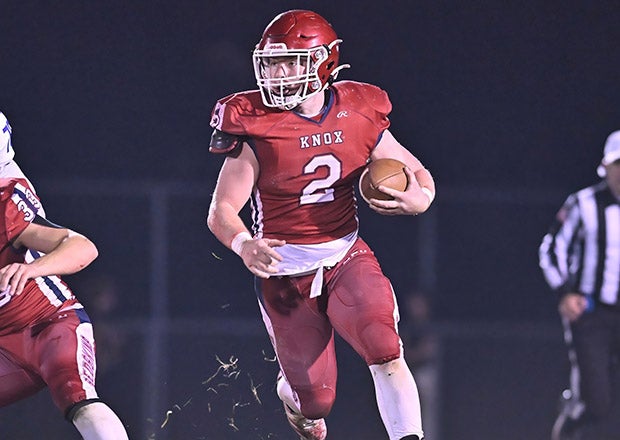 MaxPreps Indiana Player of the Year in action against Angola during a historic playoff performance. (PHOTO: Dean Reid)