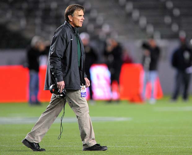 Ladouceur is shown on the field during a time out in the CIF State Open Division Bowl Game on Dec. 15 at the Home Depot Center.