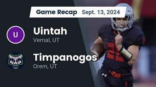 Football Recap: Uintah Has No Trouble Against Mountain View
