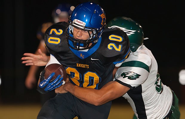 Ripon Christian's Andrew Brown rushed for 287 yards and three touchdowns last week.