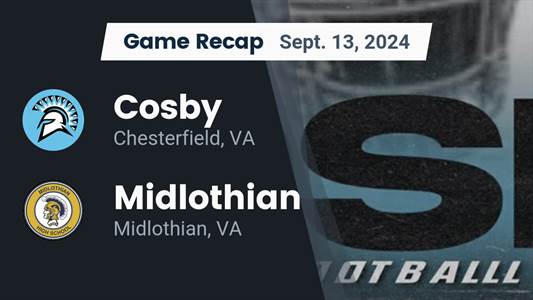 Football Recap: Gibson Gross Leads Midlothian to Victory over Co