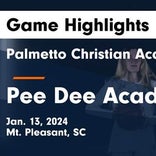 Palmetto Christian Academy comes up short despite  Cokey Suddeth's strong performance