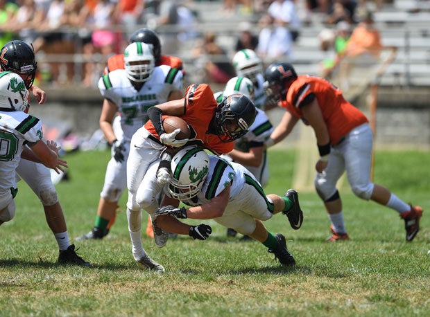Mogadore's Austin Williams has helped the Wildcats to an unbeaten mark and top spot in the Division VII state football poll.