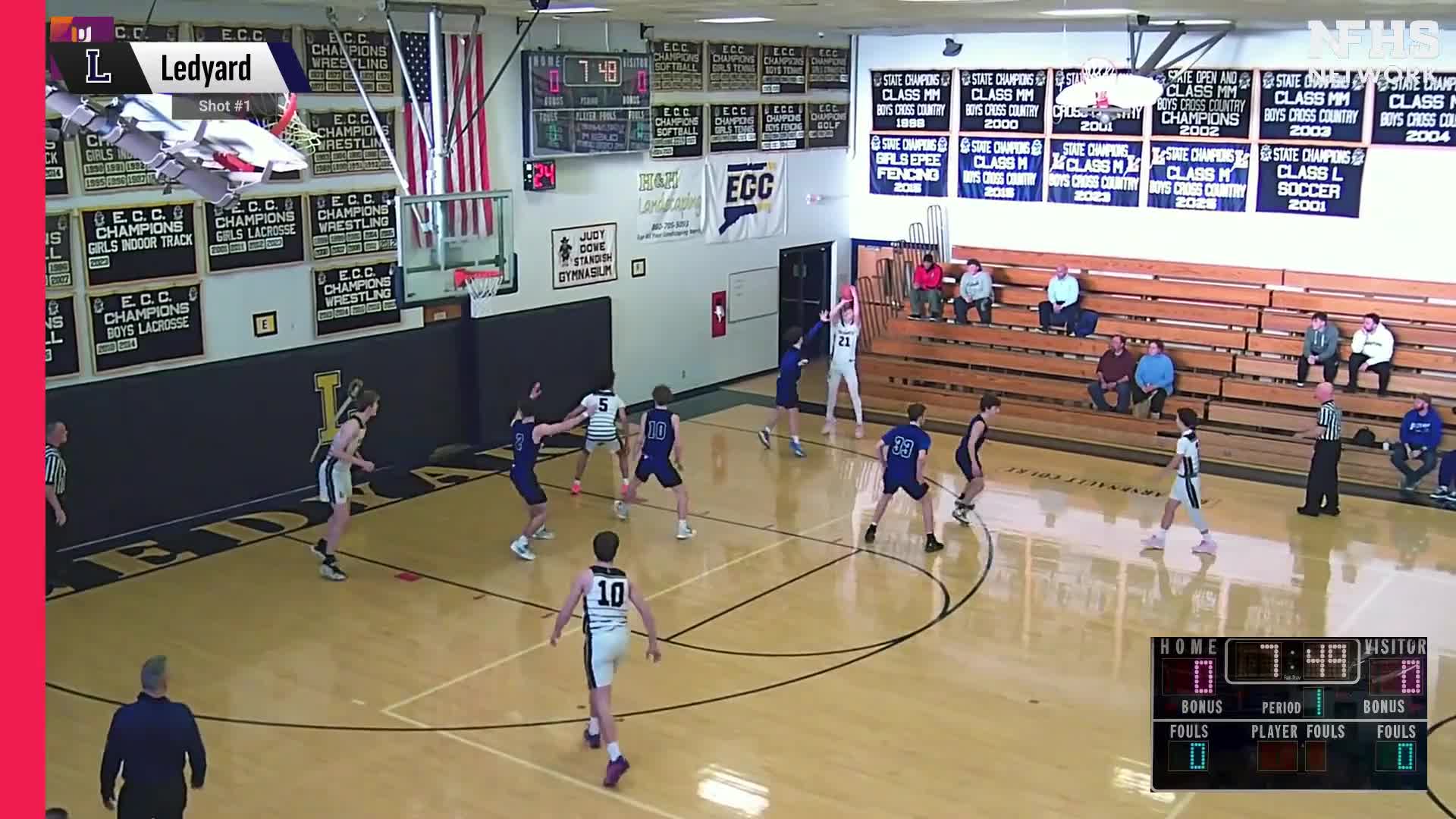 Basketball Recap: Ledyard Beats Putnam for Their Fifth Straight 