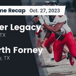 Football Game Recap: Tyler Legacy Raiders vs. North Forney Falcons