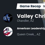 Football Game Recap: American Leadership Academy - Ironwood Warriors vs. Valley Christian Trojans