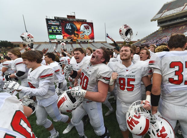 The Woodlands is one win away from its first football state title.