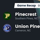 Union Pines vs. Pinecrest
