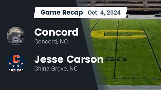 Football Recap: Concord's Luck Takes a Turn for the Worse  on Fr