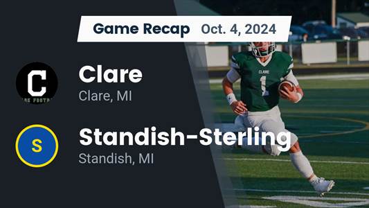 Football Recap: Standish-Sterling Gets Big  Win over Higher-Rank