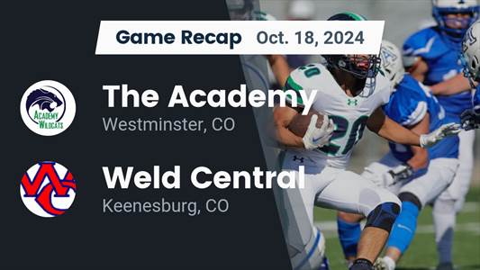 Football Recap: Luke Witzel Leads Weld Central's Defense  on Sat