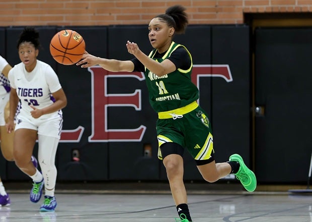 Behind dazzling junior guard Kaleena Smith, No. 2 Ontario Christian is averaging 95.4 points per game. (FILE PHOTO: Dennis Lee)