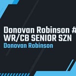 Donovan Robinson Game Report