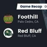 Red Bluff vs. Pleasant Valley