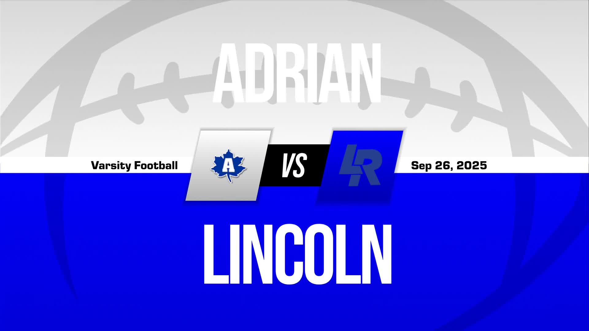 Football Game Preview: Adrian Maples vs. Tecumseh Indians