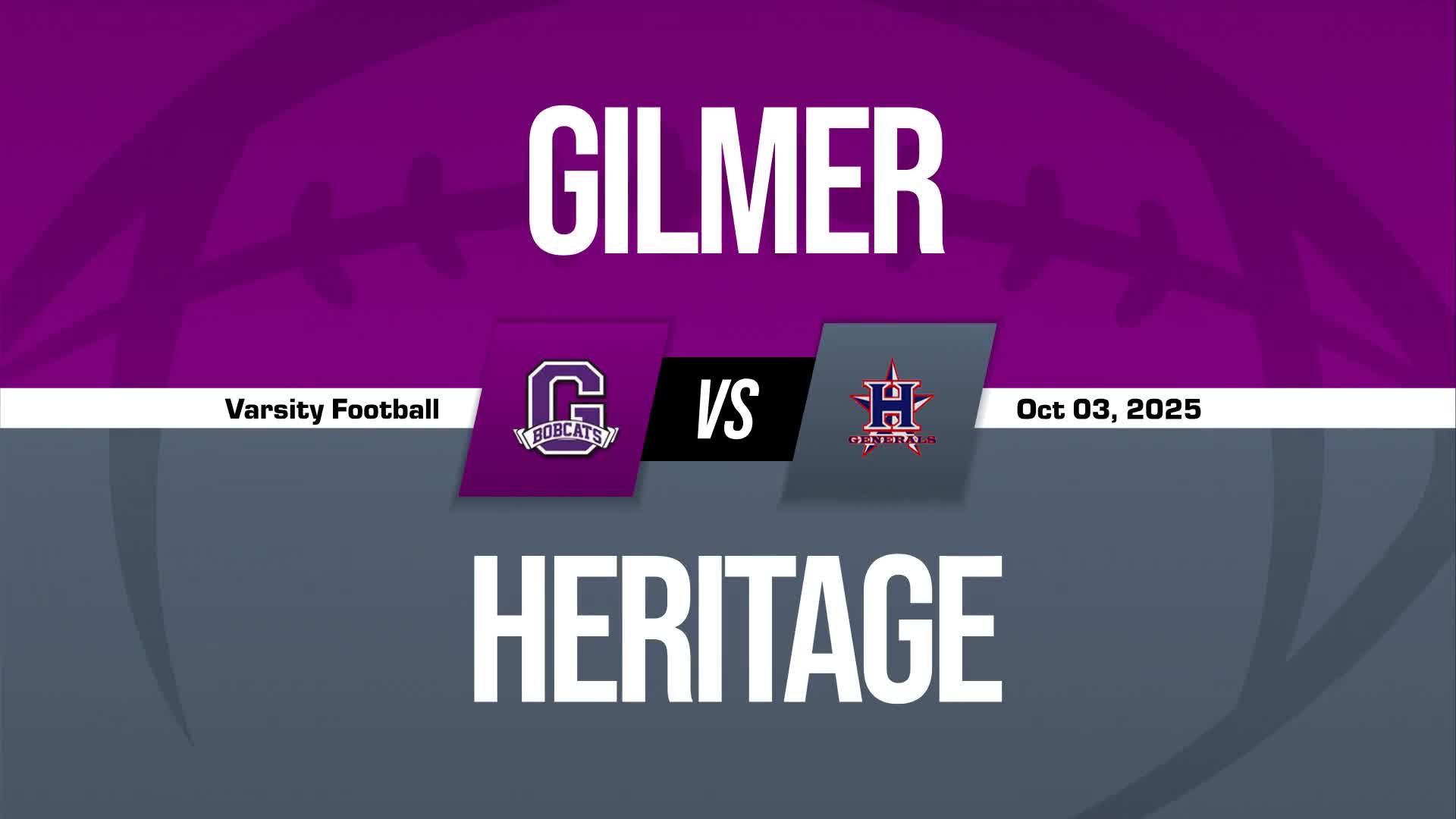 Football Game Preview: Heritage Generals vs. Calhoun Yellow Jackets