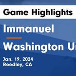 Immanuel piles up the points against Exeter