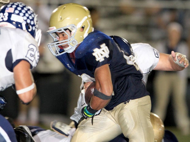 Khalfani Muhammad and Notre Dame have a chance to oust a perennial SoCal power in this week's Pac-5 Division opener.