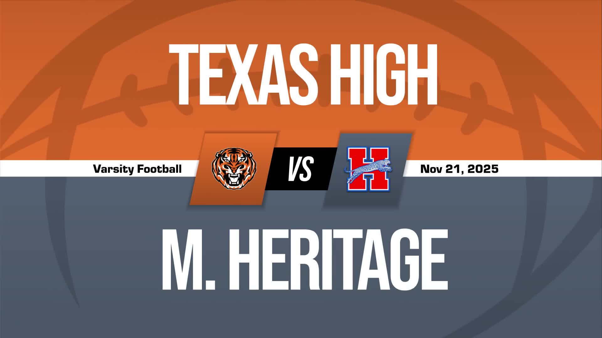 Football Game Preview: Midlothian Heritage Jaguars vs. Port Neches-Groves Indians + How To Watch